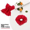 thumbnail image 4 of Miangastore Accessoires pour Cheveux Rouges Chouchous en Tissu pour Mariages Lot de 1, 4 of 9