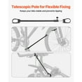 thumbnail image 2 of KFFKFF Heavy-Duty Bike Repair Stand, 66 lb Capacity with Adjustable Height (32.8-56.6 in) & Magnetic Tool Tray, Foldable Maintenance Rack for Home or Shop Use, Suitable for Mountain and Road Bikes, 2 of 9