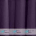 thumbnail image 3 of 50 in x 120 in Outdoor Curtain Privacy for Patio UV Ray Protected Fade Resistant and Mildew Resistant, Purple, 3 of 5