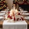 thumbnail image 4 of Ayieyill 2pcs Reindeer Christmas Decoration Resin Reindeer Decor for Christmas Table Decor Christmas Figurines, 4 of 9
