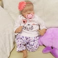 thumbnail image 2 of Reborn Baby Dolls Silicone Full Body, 17 inch Realistic Baby Doll for Toddlers 1-3,Silicone Baby Doll with Soft Body,Diaper, Soothe Toy, Pacifier Baby Doll Set for Daughter, Mother, Birthday Gifts, 2 of 7