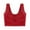 Red, variant on Lace Wireless Bra for Women Full Coverage Push Up Comfort Sleep Bra Plus Size Seamless Bralette