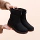 thumbnail image 4 of NECHOLOGY Botas Mujer Zapatos Botines mujer Botas de nieve cálidas para mujer, botas planas, zapatos informales, suela a la , botas para mujer, zapatos, botas antiesquí para el suelo (Black, 7), 4 of 7
