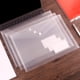 thumbnail image 5 of 50 Carpetas Transparentes Impermeables con Botones, Tamaño A4, Material Plástico Grueso para la Oficina Escolar, 5 of 5