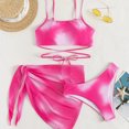 thumbnail image 2 of Toystoory Conjunto de traje de baño con , colores vibrantes y varios estilos disponibles, conjunto de tres piezas, traje de baño para playa Traje de baño Púrpura, 2 of 6