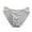 White, variant on Krdevn Women's Low Waist Polka Dot Mesh Briefs Satin Front Underwear with Bow Design,XL