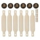 thumbnail image 4 of Tiradores de puerta de cajón con tiradores de cuero con tirador de tocador de armario simple de 6 piezas, 4 of 5