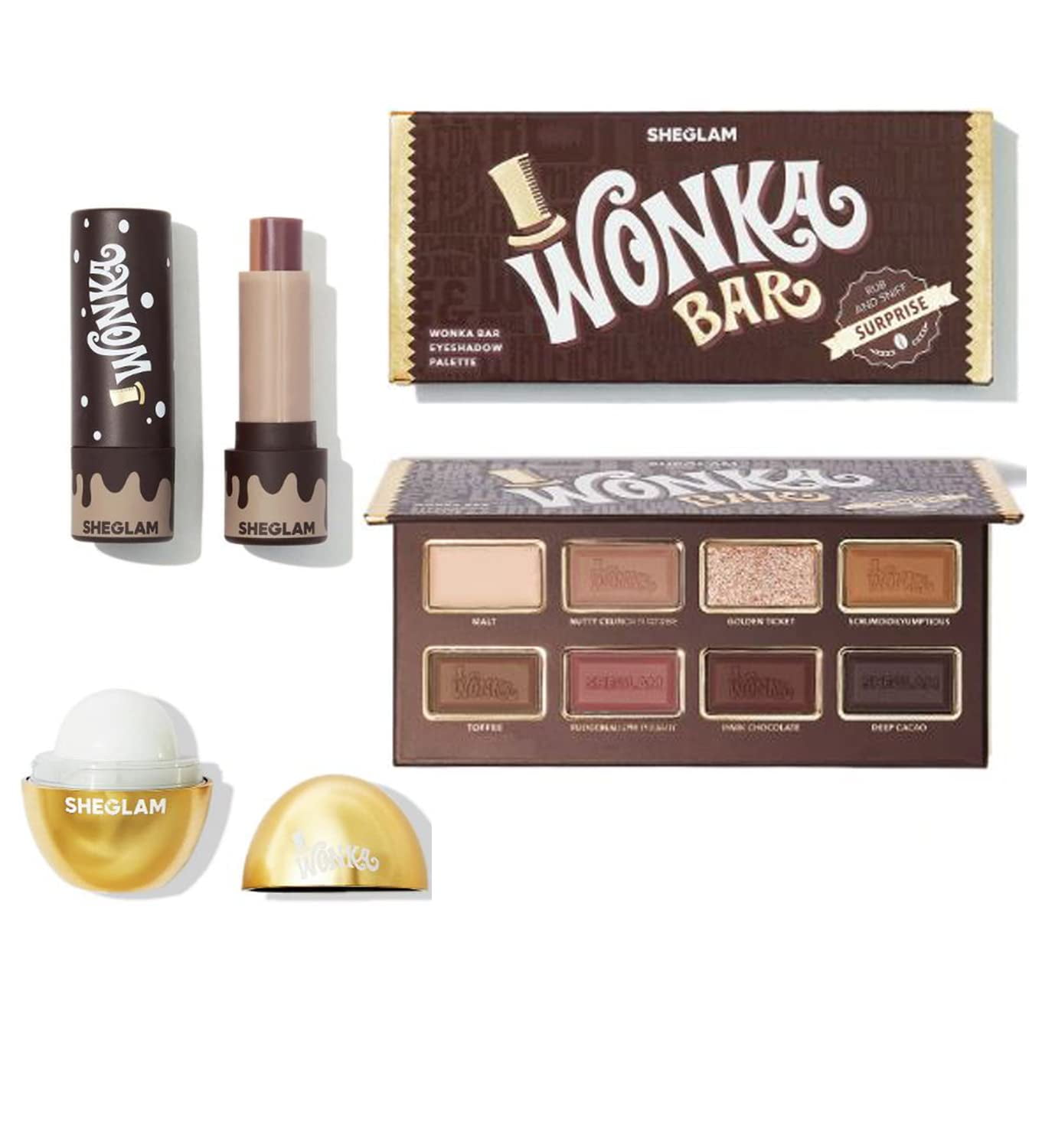 Chocolate 3pcs Makeup Set! Includes Lip Balm, Eyeshadow Palette And Perfume! Chocolate Inspired Makeups! Makeup Gift For Friends and Movie Fans! - Walmart.com