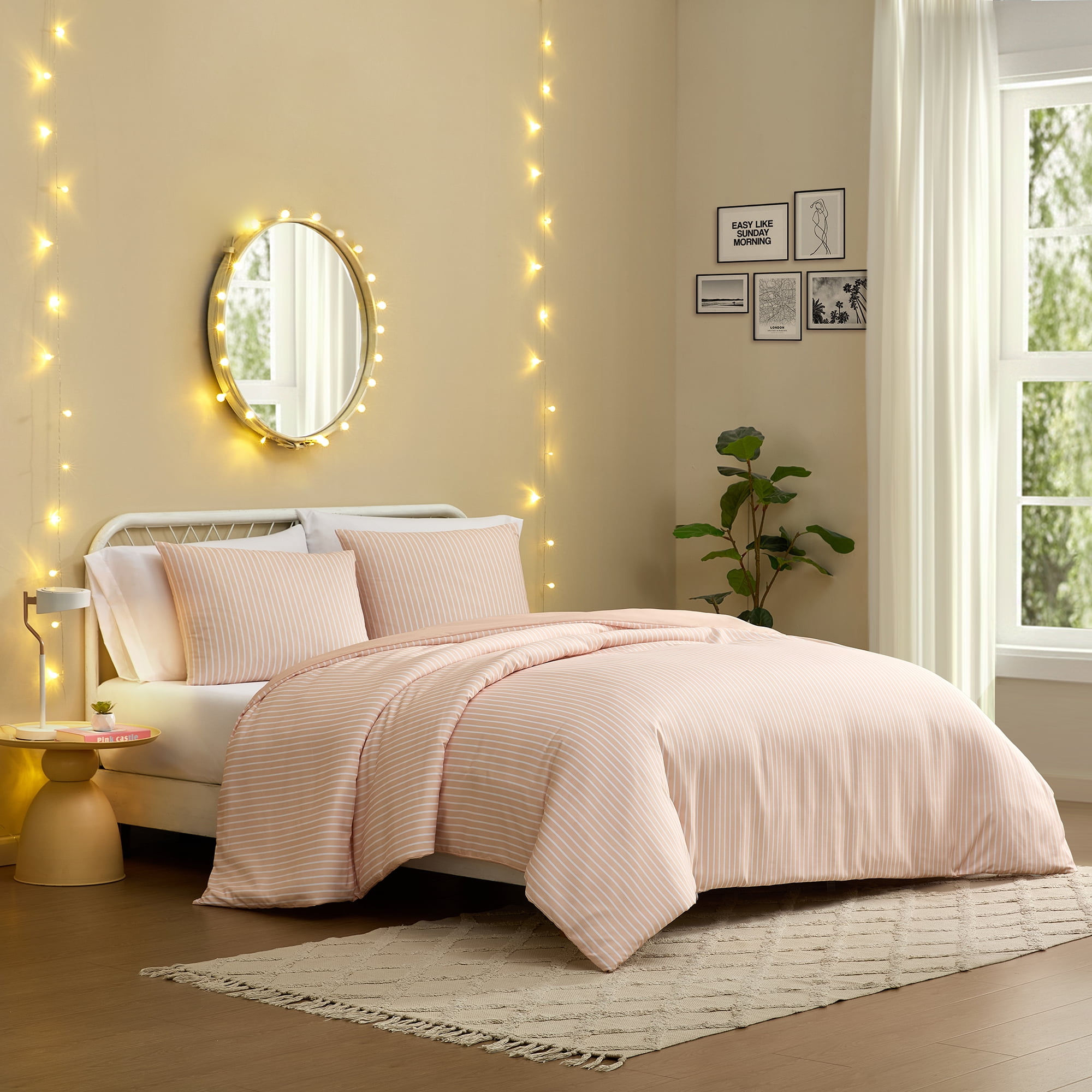 Mainstays Back to School, Printed 100% Cotton Duvet-in-a-Bag – 5 pieces