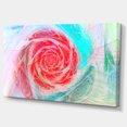 thumbnail image 2 of Mysterious Abstract Rose - Floral Canvas Art Print, 2 of 4