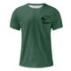 thumbnail image 5 of Camisas de Manga Larga para Hombres Casual Impreso Cuello Girado Abajo, Lado Dividido Botón Abajo Blusa para Al Aire Libre, Diario Y Primavera Verano, 5 of 5