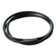 thumbnail image 2 of 3X Collar de Caucho Negro de Cierre de Acero Inoxidable con 3 mm - 22 Pulgadas, 2 of 4