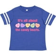 thumbnail image 3 of Inktastic Candy Hearts II Girls Toddler T-Shirt, 3 of 5