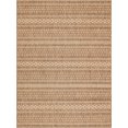 thumbnail image 2 of Well Woven Fallon Arwen Modern Tribal Brown 5'3" x 7'3" Hi-Lo Indoor/Outdoor Area Rug, 2 of 7