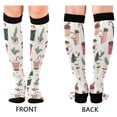 thumbnail image 4 of FORMRS Womens Knee High Socks Casual Long Thick Travel Daily Wear, 2 Pairs, Christmas Cups, 4 of 6