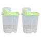 thumbnail image 2 of Liquidación de contenedores de cereales Tdoenbutw, dispensador de harina para alimentos secos, contenedores para pasta, almacenamiento de alimentos secos para cocina, 2 cajas de almacenamiento,, 2 of 6