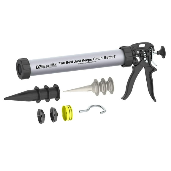 Albion Engineering B26S20 B-Line Manual Sausage Caulking Gun, 20 oz, 26:1 Drive