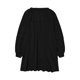 thumbnail image 4 of Vestido Mujer Casual Corto Color Sólido Cuello Redondo Traje Diario Básico Kuymtek  Negro T L para Mujer, 4 of 9