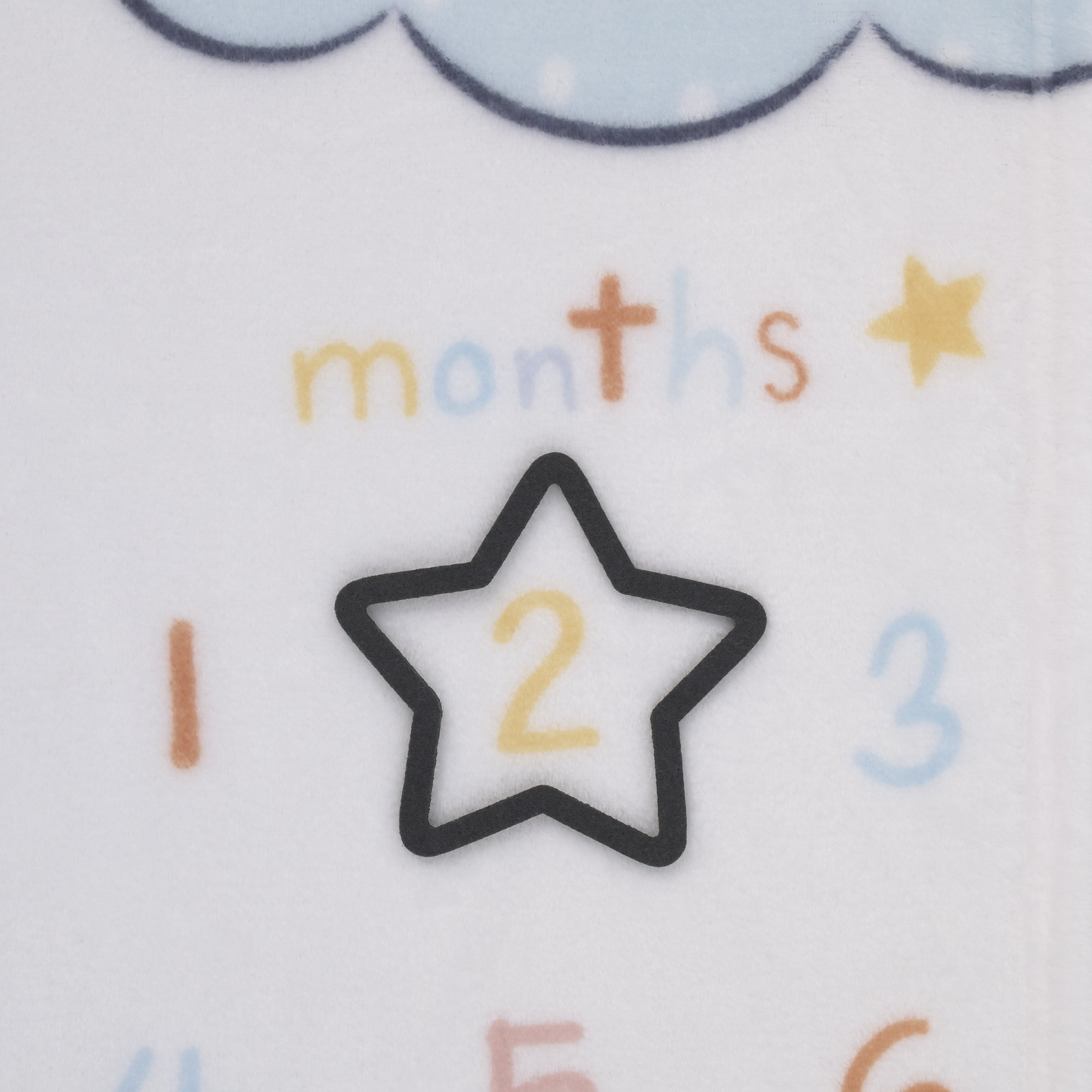 Disney Winnie The Pooh Rainbow Super Soft Milestone Baby Blanket with Felt Marker, Infant Unisex, 40 x 50"