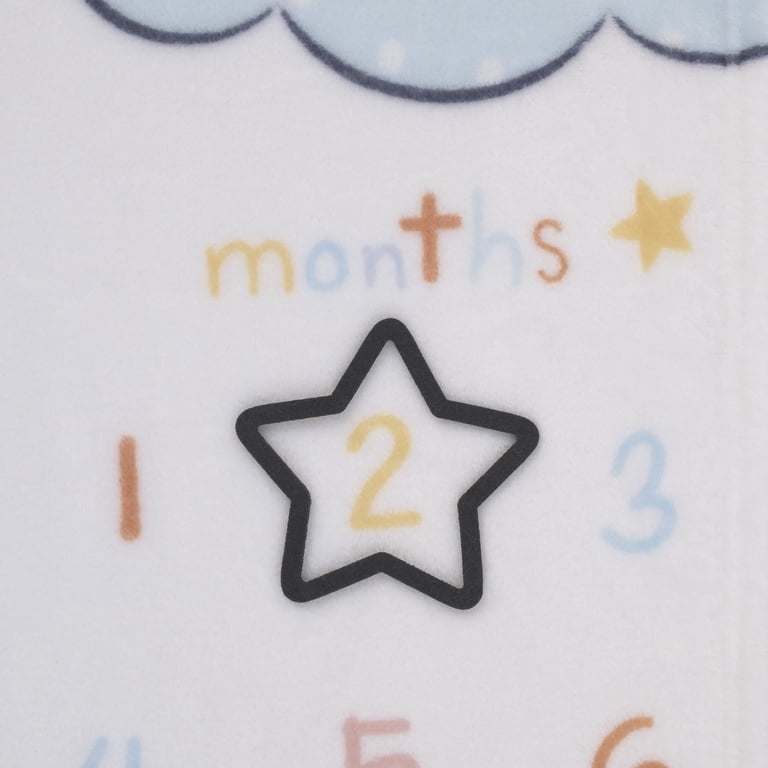 Disney Winnie the Pooh Rainbow Milestone Blanket, 40x50" photo 4