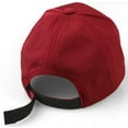 thumbnail image 7 of Daxton Air Cool Tech Hat Ventilated Micro Holes Structured High Profile Baseball Cap, Red, 7 of 7