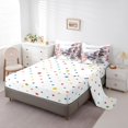 thumbnail image 3 of YST Girls Cherry Blossoms 7-Piece Bedding Set, Pink Butterfly King Size Comforter Set, Japanese Mount Fuji Inspired, 3 of 4