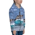 thumbnail image 5 of Kdxio Lighthouse in Havana Pattern Kids Boys Girls Zip Up Hoodie 3D Printed Hooded Sweatshirt Hoody Coat with Pocket 7-12 Y-Small, 5 of 6