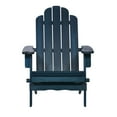thumbnail image 3 of Patio Wood Adirondack Chair - Navy Blue Wash, 3 of 11