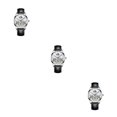 thumbnail image 1 of Qarigey Reloj mecánico para hombre con estilo, correa de cuero analógica Vintage, reloj de de negocios ajustable, tipo de regalo de Type1 NO1, 1 of 6