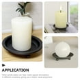 thumbnail image 3 of BEADCEST 2Ud Velas Negro De Metal Con Base Estable Para Ambiente Especial Y Celebraciones, 3 of 8