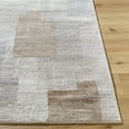 thumbnail image 2 of Hauteloom Anaisa Living Room, Bedroom Area Rug - Contemporary, Geometric - High Pile - Peach, Ivory, Black - 6'7" x 9', 2 of 6
