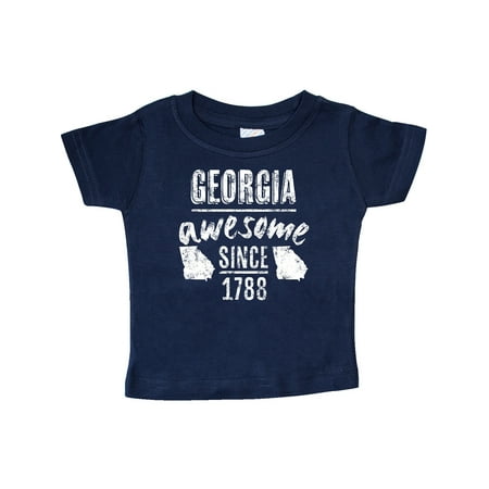 

Inktastic Georgia Awesome Since 1788 Gift Baby Boy or Baby Girl T-Shirt
