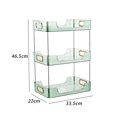 thumbnail image 3 of Baohd Cosmetic Storage Rack Organizer Shelf for Kitchen Home Pantry Countertop Green, 3 of 9
