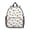 Cat and Fish, variant on Galaxy Cat Head Black Pattern Backpack for School, Cute School Bag with Adjustable Shoulder Straps and Padded Back, 13.8"x11.4"x6"