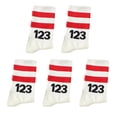 thumbnail image 1 of Ruifaya 5 pares de calcetines deportivos de algodón para hombre y mujer numerados 123 Hot O7, 1 of 7