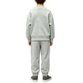 thumbnail image 4 of BXJX Boys Outfit Sets 2 Piece, Long Sleeve Sports Spring Fall Sweatshirt and Jogger Pants Sets Gray Size 2-3 T, 4 of 6