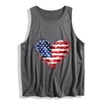 thumbnail image 5 of Women's Red White and Blue Shirts Patriotic Tops American Flag Graphic Tank Tops for Teen, 5 of 5