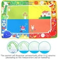 thumbnail image 2 of Educational Toy Gift, Magic Drawing Mat for Kids, Reusable & Safe Aqua Coloring Pad with Neon Colors, Mess-Free Painting for Creative Learning and Fun, 2 of 5