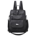 thumbnail image 1 of Mochila De Cuero PU para mujer, bolso de diseño multiusos a la moda, bolsos de hombro para mujer, mochila de viaje, 30*29*13cm, 1 of 7