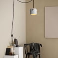 thumbnail image 3 of Kiven Pendant Light Equipped with Dimmable Lighting Cord（15ft）,Modern Minimalist Macarons Creativity Hanging Mounted Pendant Light,B Style(White) - 1 Pack, 3 of 6