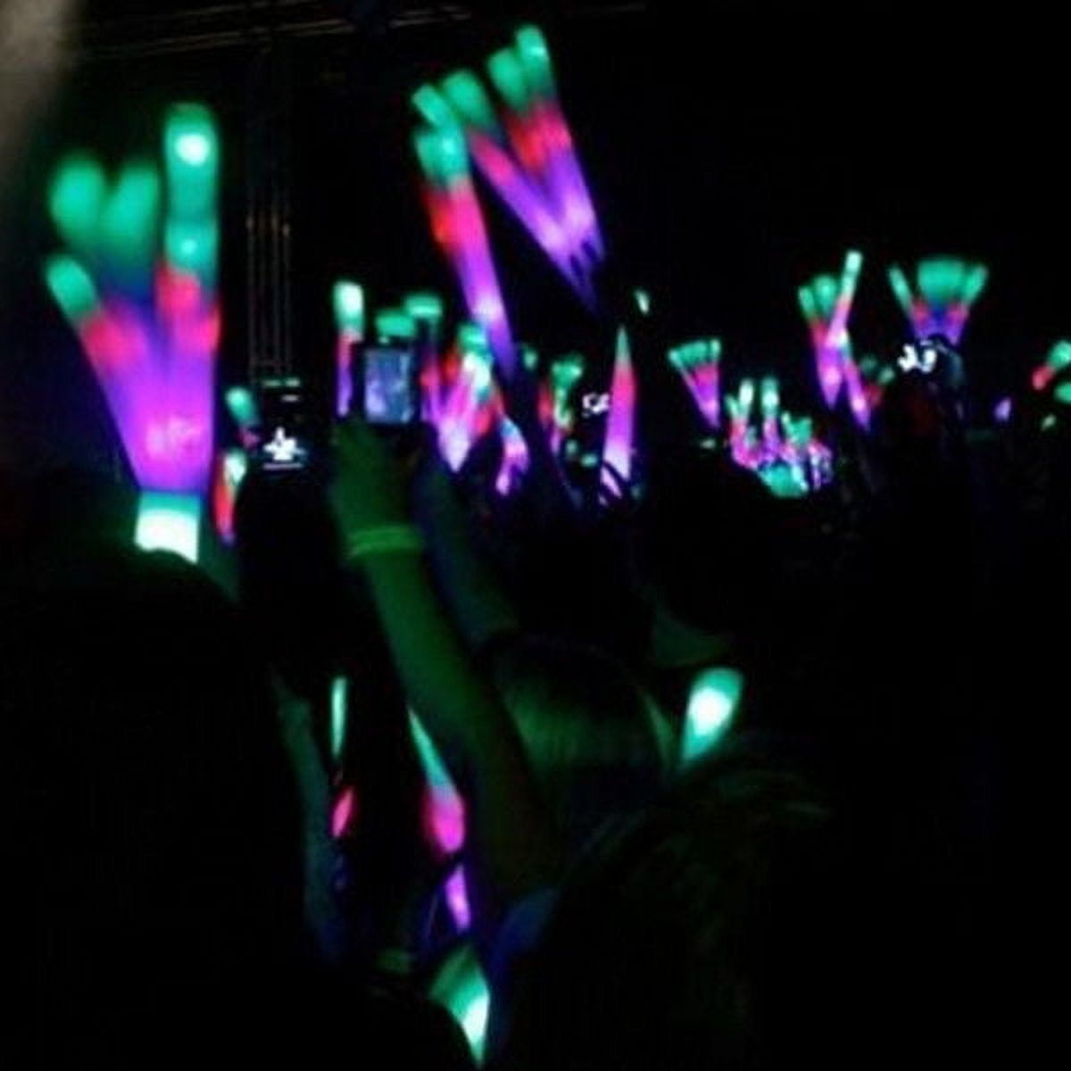 24-120X LED Foam Glow Sticks Bulk, Blinking Batons Flashing Wand Xmas Party  Rave