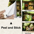 thumbnail image 4 of Peel and Stick Wallpaper Canvas Library Knickknack shop Modern Art Wall Mural Decor Self Adhesive and Removable 100in x 144in, 4 of 8