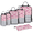 Multicolor 2, variant on Halloween Cats Compression Packing Cubes for Travel Luggage, Spooky Evil Pumpkin 6 Set Expandable Packing Organizers Foldable Lightweight Suitcase Storage Bags
