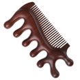 thumbnail image 1 of Wooden Scalp Massager Sandalwood Hair Comb for Women and Men Ergonomic Grip Hair Care Tool, 1 of 4