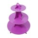 thumbnail image 1 of TRKIYQC Soporte redondo para cupcakes de 3 niveles, soporte de postre de cartón reutilizable para bodas, cumpleaños, baby shower TRKIYQC casual, 1 of 8