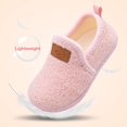 thumbnail image 3 of Pantuflas para Niñas Pequeñas Lefflow Rosas Invierno de Felpa Suave Talla 4.5-5, 3 of 7