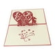 thumbnail image 2 of Tarjeta de Felicitación 3D con Diseño de Amor, Romántica, para Bodas, San Valentín, Regalos, 2 of 7