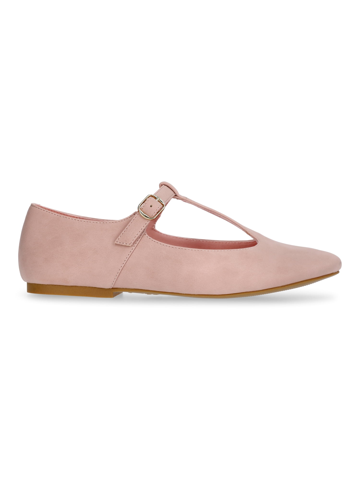 Weekend Academy Girls T-Strap Flats