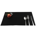 thumbnail image 6 of SPRING PARK Table Mats, Non-Slip Insulation Washable Heat Resistant PVC Placemats for Dining Table, Crossweave Woven Vinyl Table Mats, 6 of 7