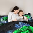 thumbnail image 5 of Castle Fairy Floral Rose Queen Comforter Set,Romantic Festival Bedding Comforter Set, 5 of 8